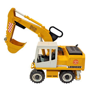 Bruder Toys Liebherr 912 Wheeled Excavator Model Functioning Backhoe Digger